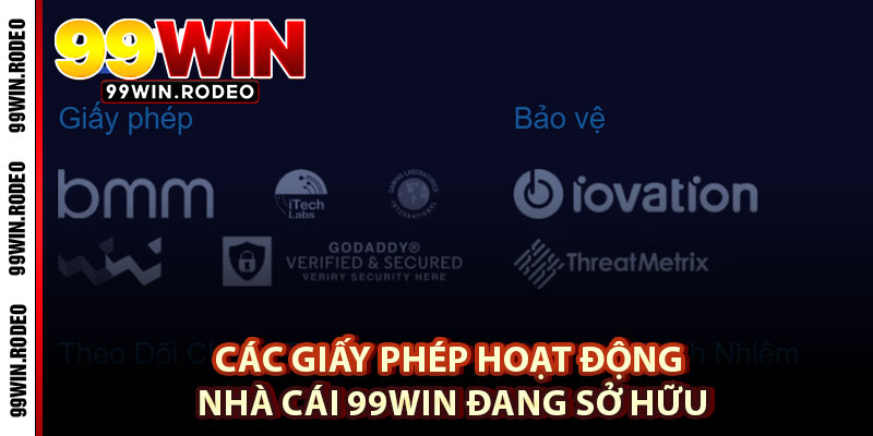Giấy Phép Hoạt Động 99WIN – Thông Tin Mới Nhất 2025 3 Các Giấy Phép Hoạt Động Nhà Cái 99WIN Đang Sở Hữu