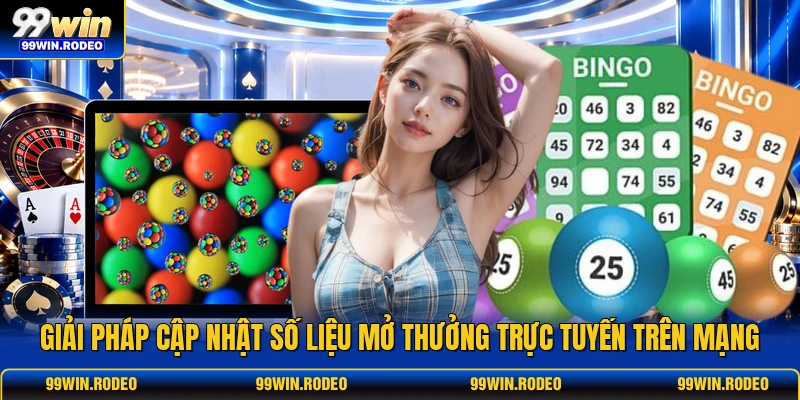 Giải pháp cập nhật số liệu mở thưởng trực tuyến trên mạng